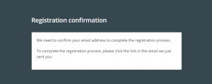 Registration Confirmation